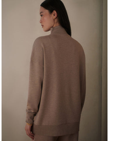 Varley Masie Long Sleeve Taupe Marl