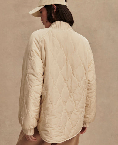 Varley Reversible Quilt Jacket Sandshell