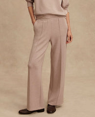Varley Wide Leg Pant 30 Taupe Marl