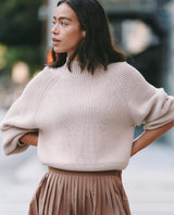 Varley Martina Rib Sweater Taupe