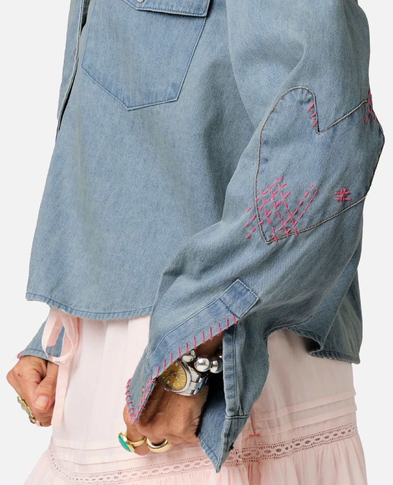 Western Pia Denim Shirt True Blue