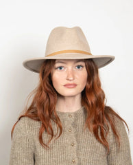 Billie Felt Fedora Tan Marle