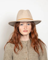 Billie Felt Fedora Tan Marle
