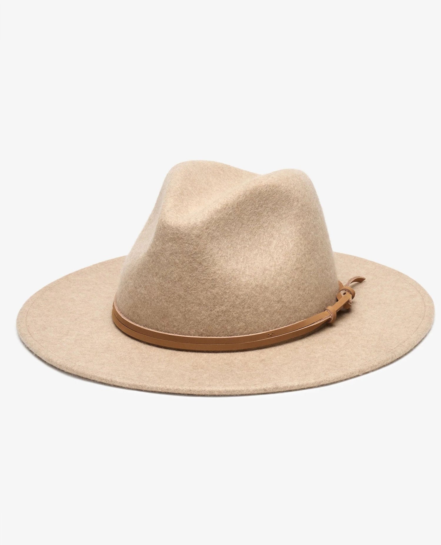 Billie Felt Fedora Tan Marle