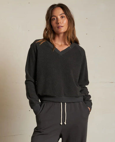 Perfect White Tee Zuri Sweatshirt Black