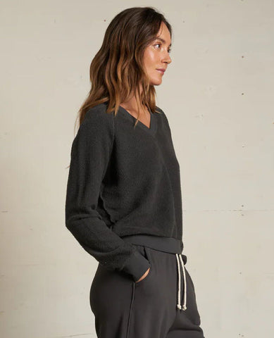 Perfect White Tee Zuri Sweatshirt Black