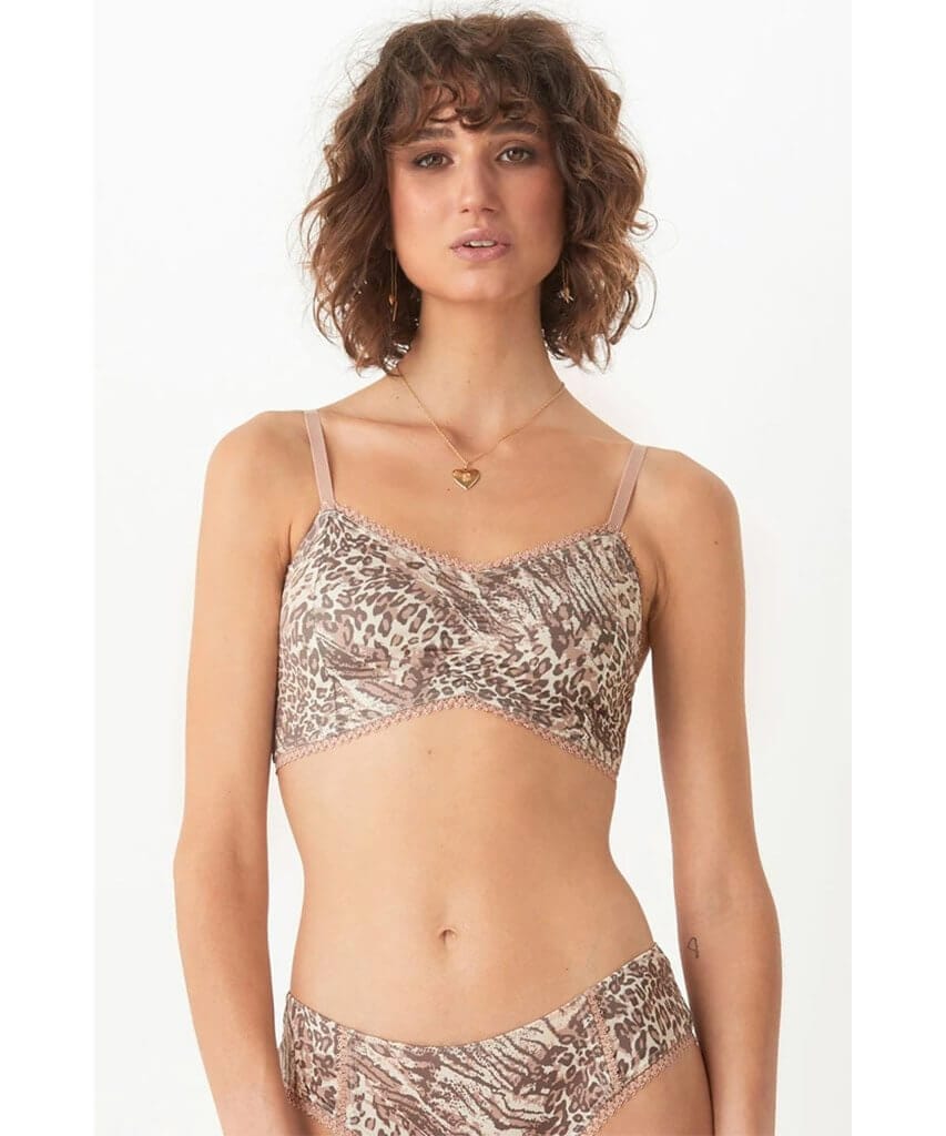 Ada Bralette Leopard - PINK ARROWS