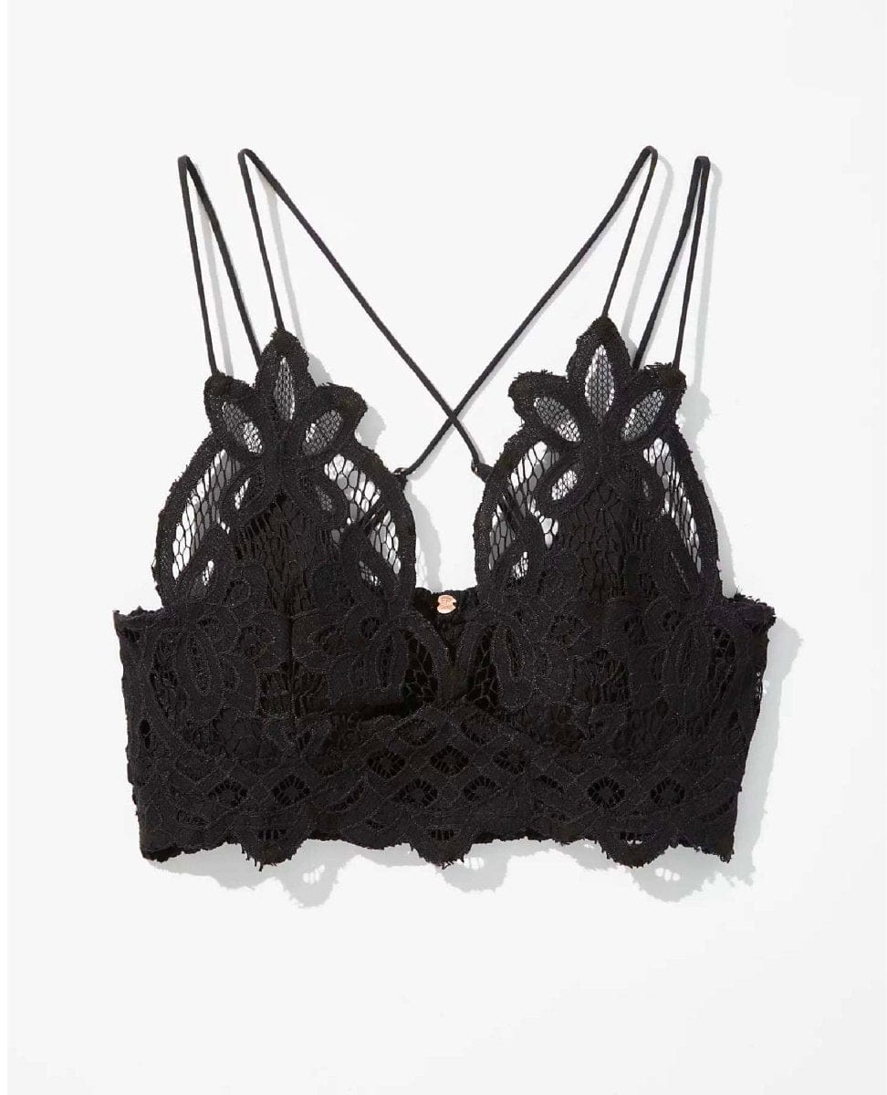 Adella Bralette Black - PINK ARROWS
