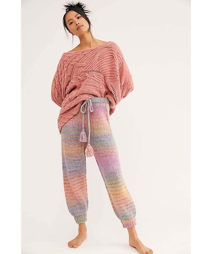 Against The Tide Sweater Sweet Combo - PINK ARROWS