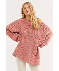Against The Tide Sweater Sweet Combo - PINK ARROWS