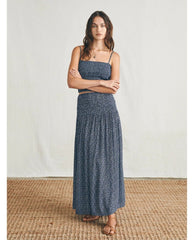 Alisee Skirt Navy Riverton - PINK ARROWS