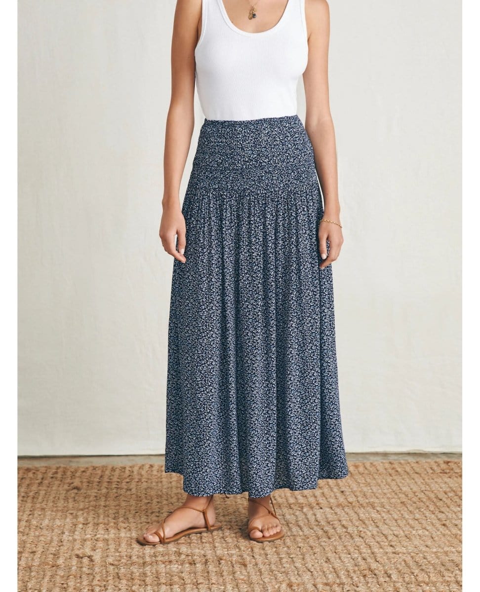 Alisee Skirt Navy Riverton - PINK ARROWS