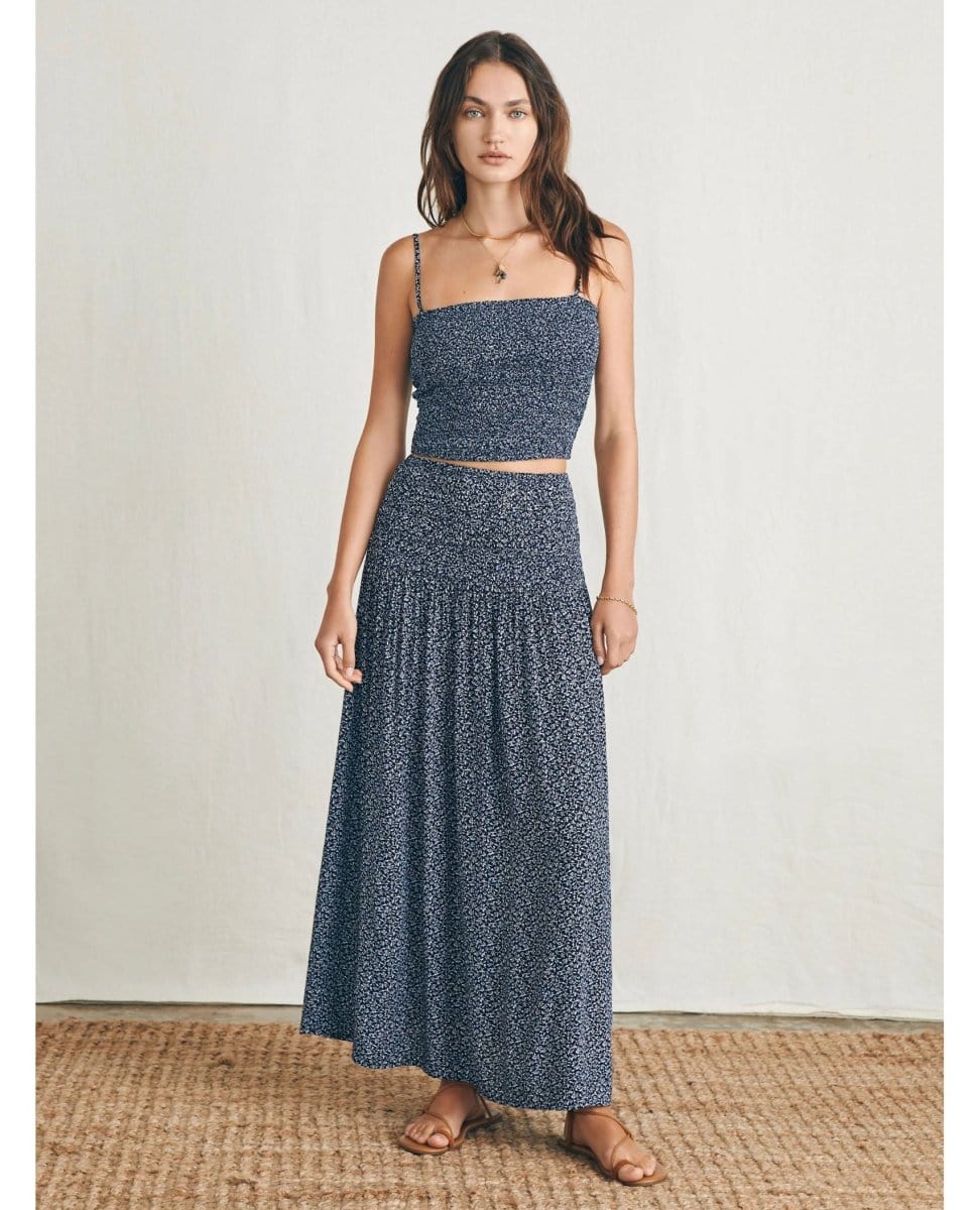 Alisee Skirt Navy Riverton - PINK ARROWS