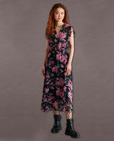 Allegra Black Multi Dress - PINK ARROWS