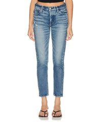 Annesdale Tapered Mid Jeans - PINK ARROWS