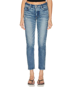 Annesdale Tapered Mid Jeans - PINK ARROWS