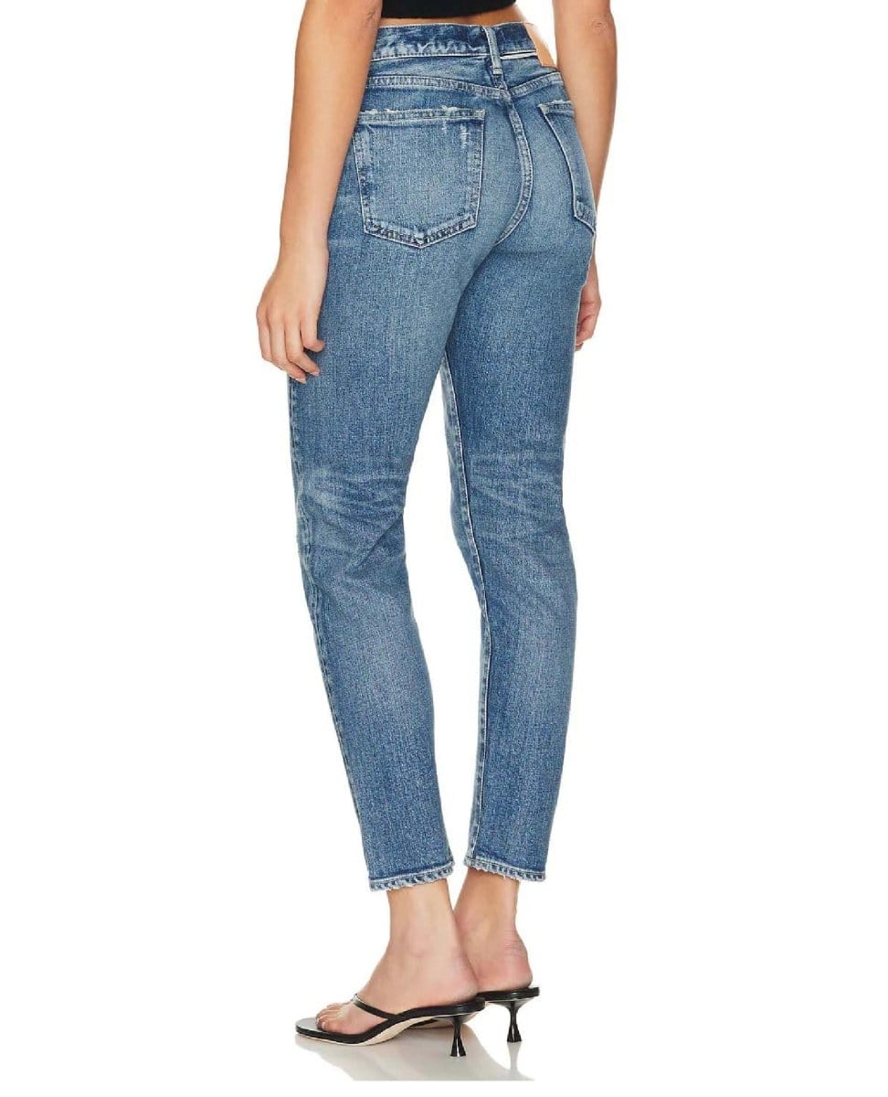 Annesdale Tapered Mid Jeans - PINK ARROWS