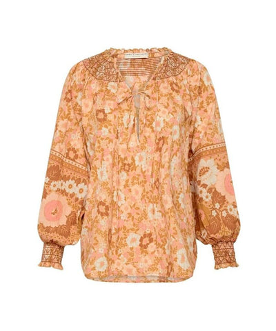 Annie Blouse Peach - PINK ARROWS