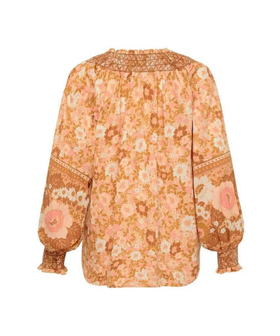 Annie Blouse Peach - PINK ARROWS