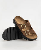 Arizona Chunky Dark Tea Suede - PINK ARROWS