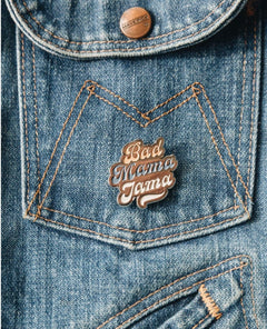 Bad Mama Jama Enamel Pin - PINK ARROWS