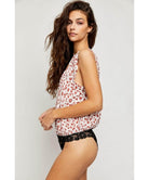 Bare It All Bodysuit Ivory Combo - PINK ARROWS