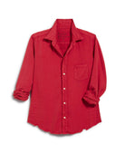 Barry Tailored Shirt Saffron Red - PINK ARROWS