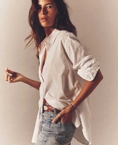 Beau Shirt White - PINK ARROWS