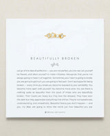 Beautifully Broken Ring Gold - PINK ARROWS