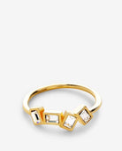 Beautifully Broken Ring Gold - PINK ARROWS