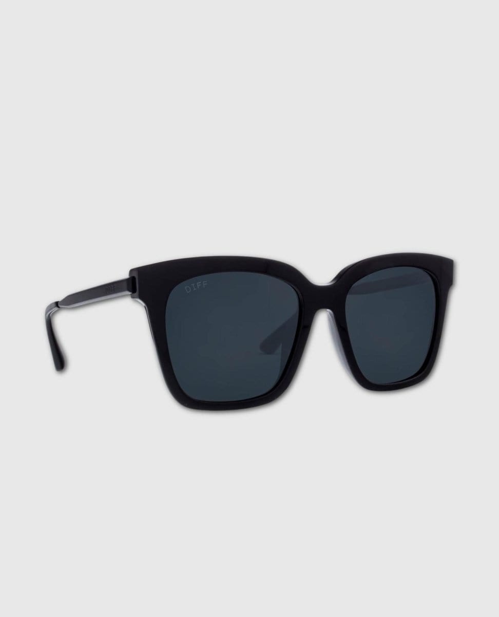 Bella Black + Grey Polarized Sunglasses - PINK ARROWS