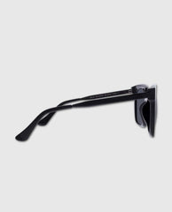 Bella Black + Grey Polarized Sunglasses - PINK ARROWS