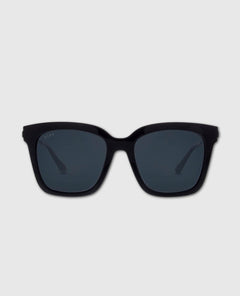 Bella Black + Grey Polarized Sunglasses - PINK ARROWS