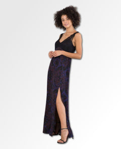 Belle Lace Maxi Dress - PINK ARROWS