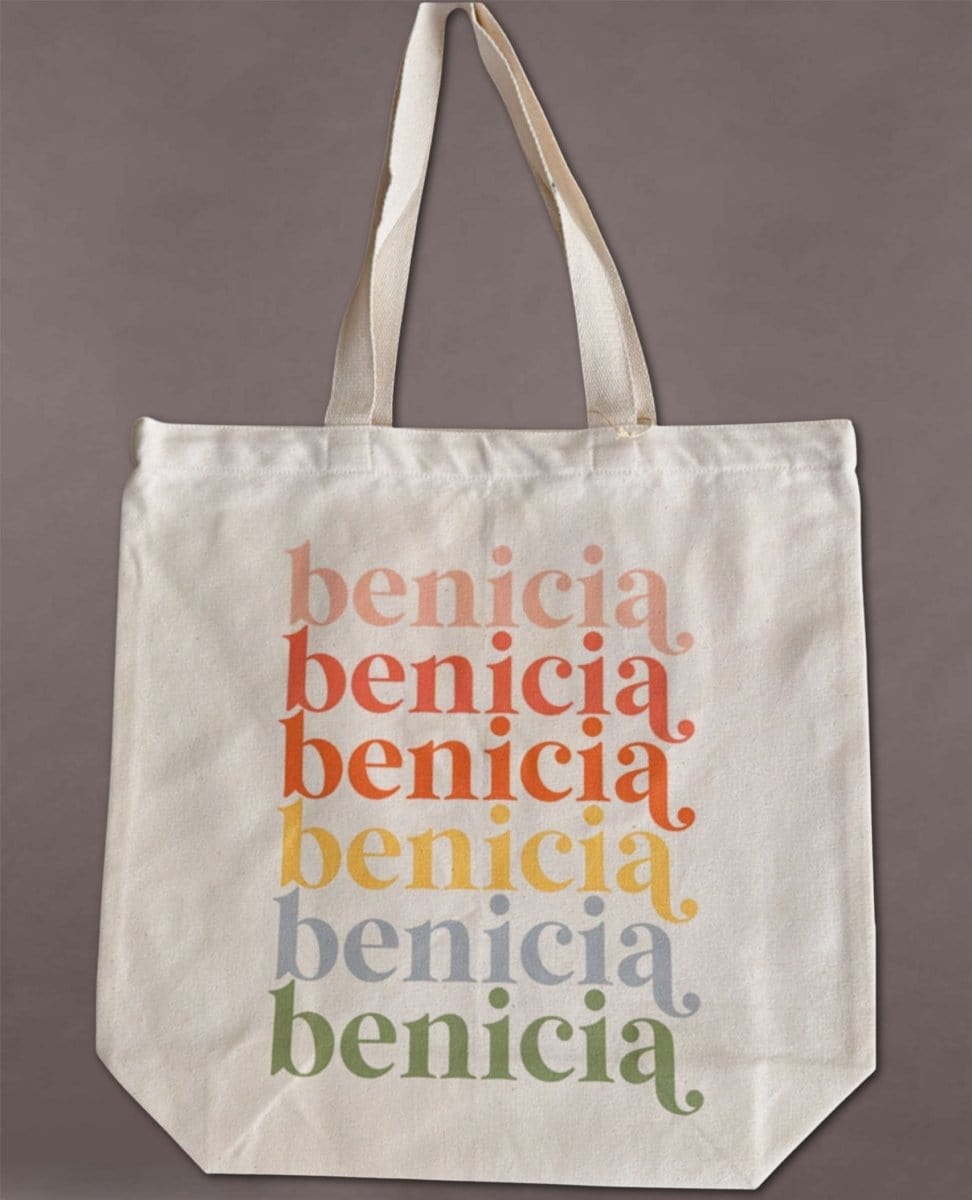 Benicia Repeat Muted Tote - PINK ARROWS