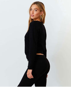Bestseller Super Soft Sweatshirt Black - PINK ARROWS