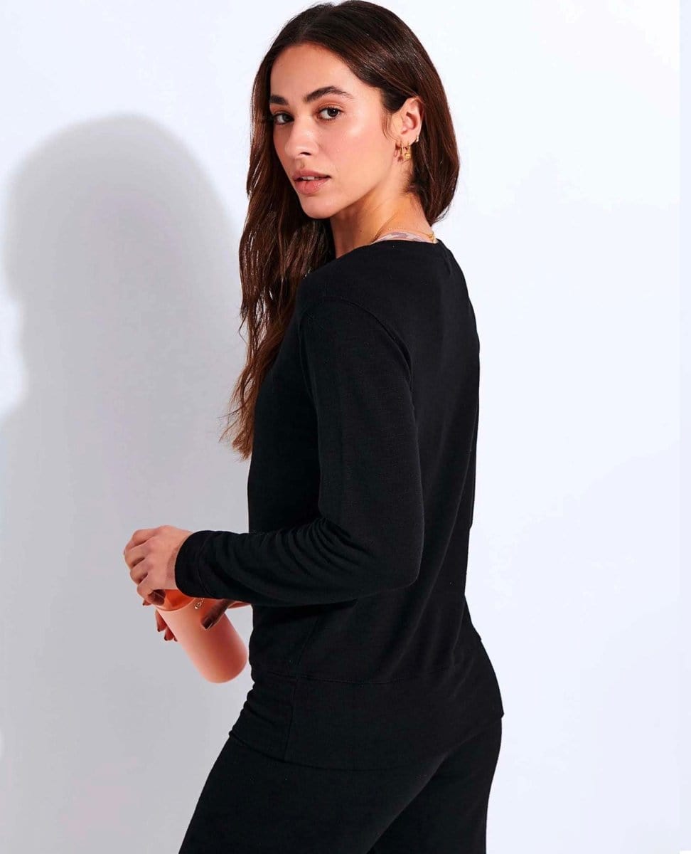 Bestseller Super Soft Sweatshirt Black - PINK ARROWS