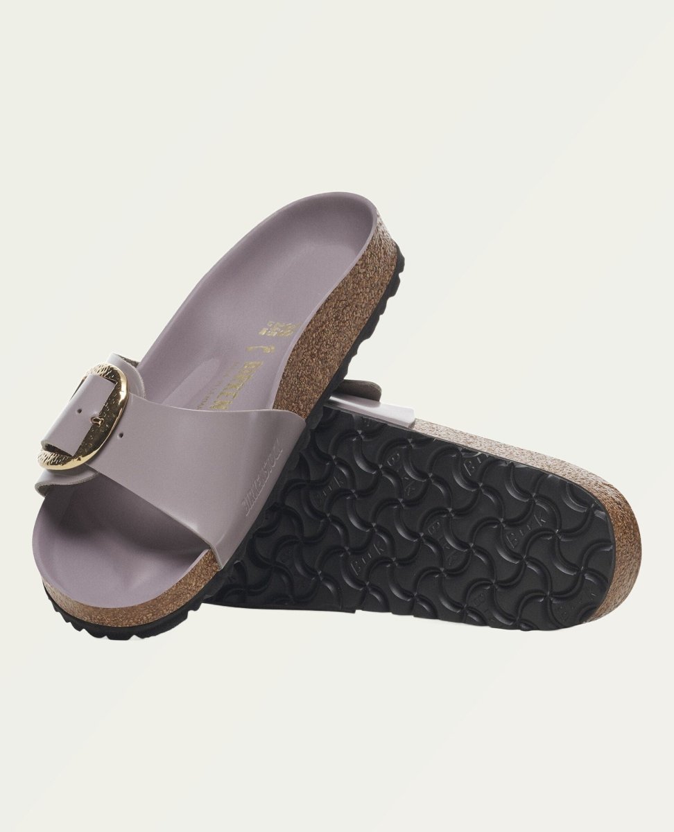 Birkenstock Madrid High Shine Faded Purple - PINK ARROWS