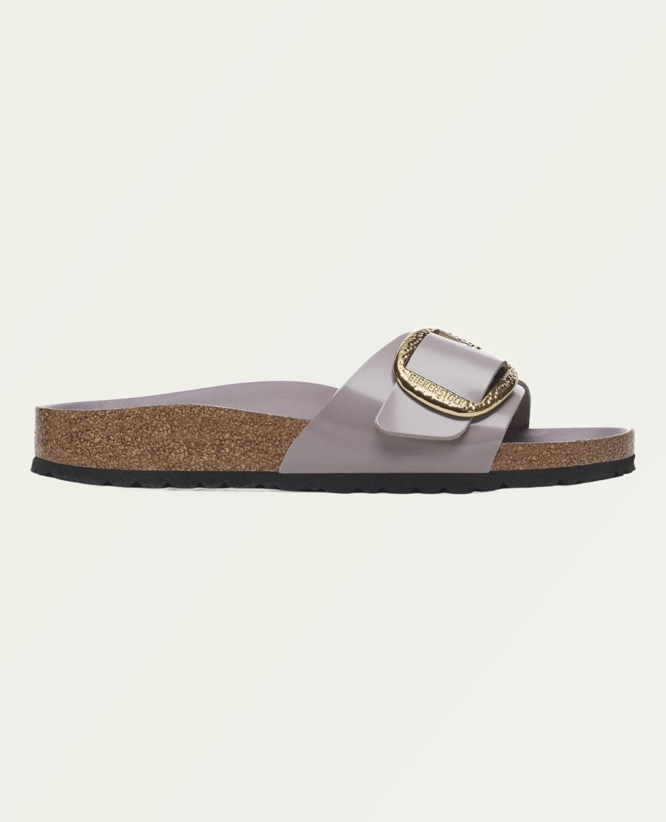 Birkenstock Madrid High Shine Faded Purple - PINK ARROWS