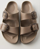 Eva Arizona Big Buckle Grey Taupe Sandal
