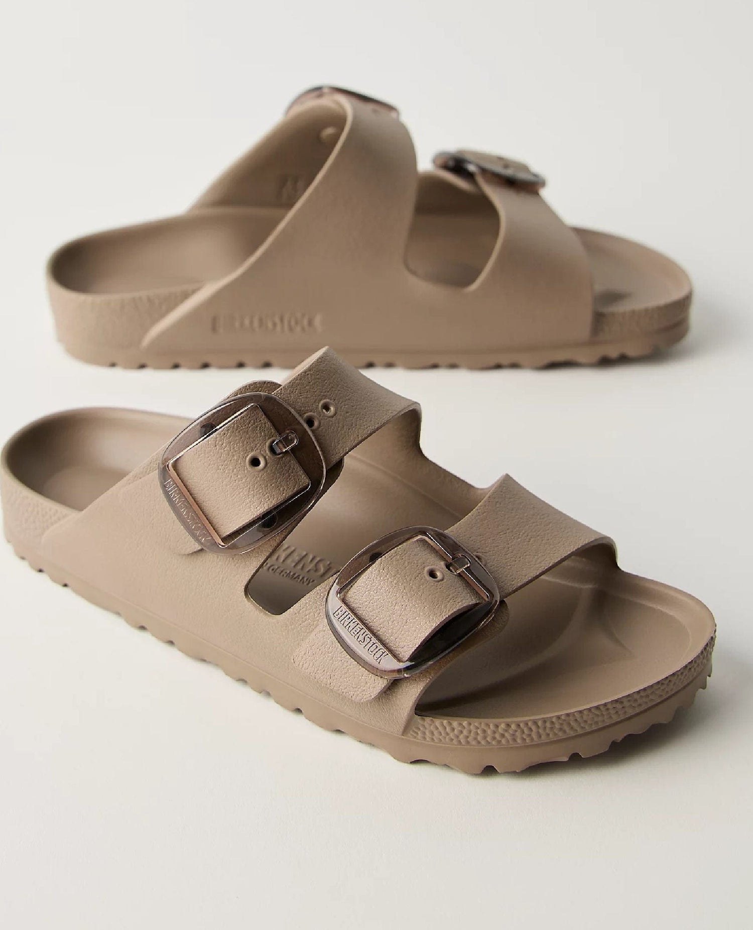 Eva Arizona Big Buckle Grey Taupe Sandal