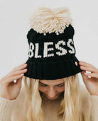Bless Your Heart Oh So Cold Beanie - PINK ARROWS