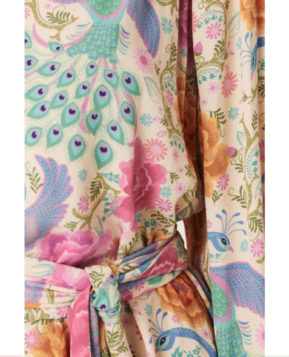 Bohème Mini Dress Spring - PINK ARROWS