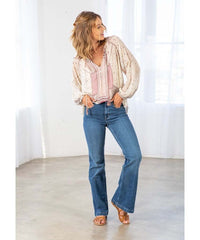 Boho Chiffon Blouse Wine Combo - PINK ARROWS