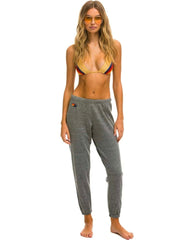 Bolt Sweat Pant Women Heather Grey - PINK ARROWS