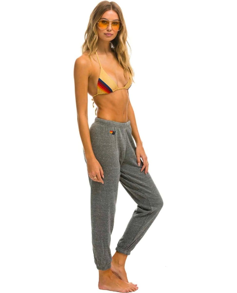 Bolt Sweat Pant Women Heather Grey - PINK ARROWS