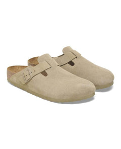Boston Suede Leather Faded Khaki - PINK ARROWS