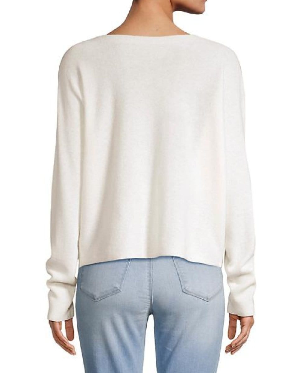 Boyfriend Cashmere Sweatshirt Milk - PINK ARROWS