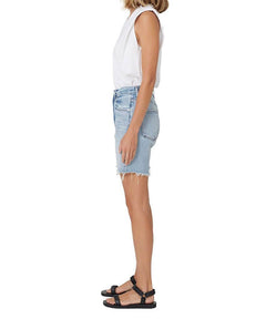 Camilla Frayed Hem Short Summer Shower - PINK ARROWS