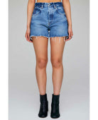 Cary Distressed Denim Hi Cut - Offs - PINK ARROWS